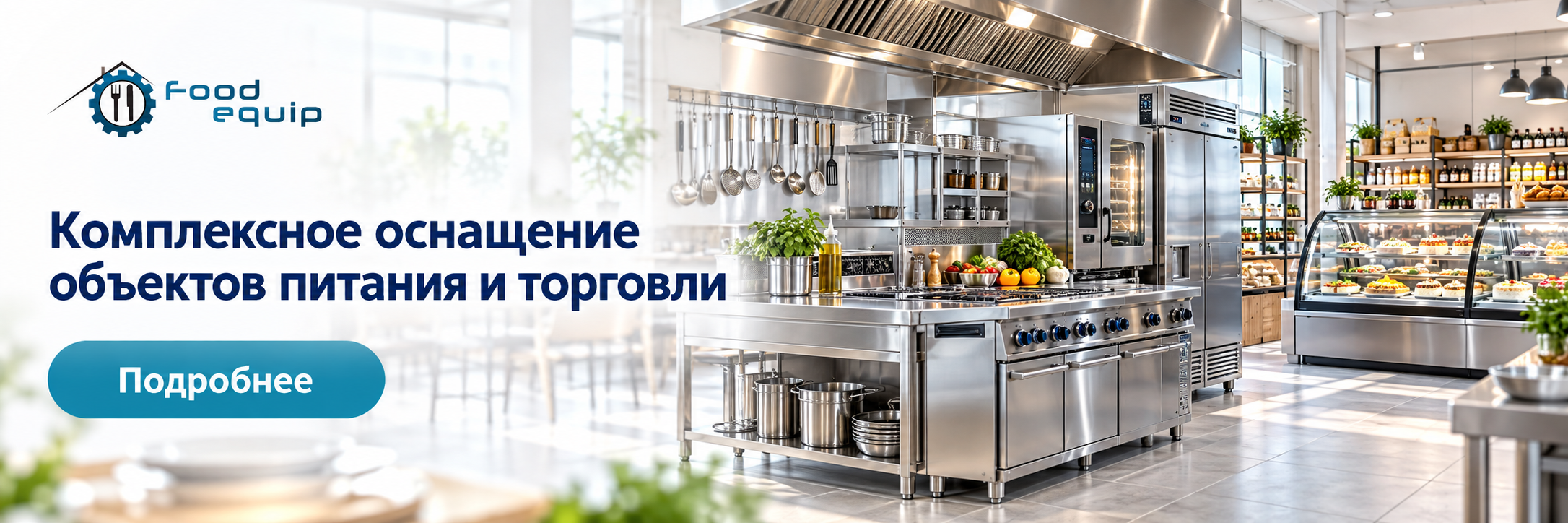 Комплексное оснащение объектов питания и торговли — Food Equip