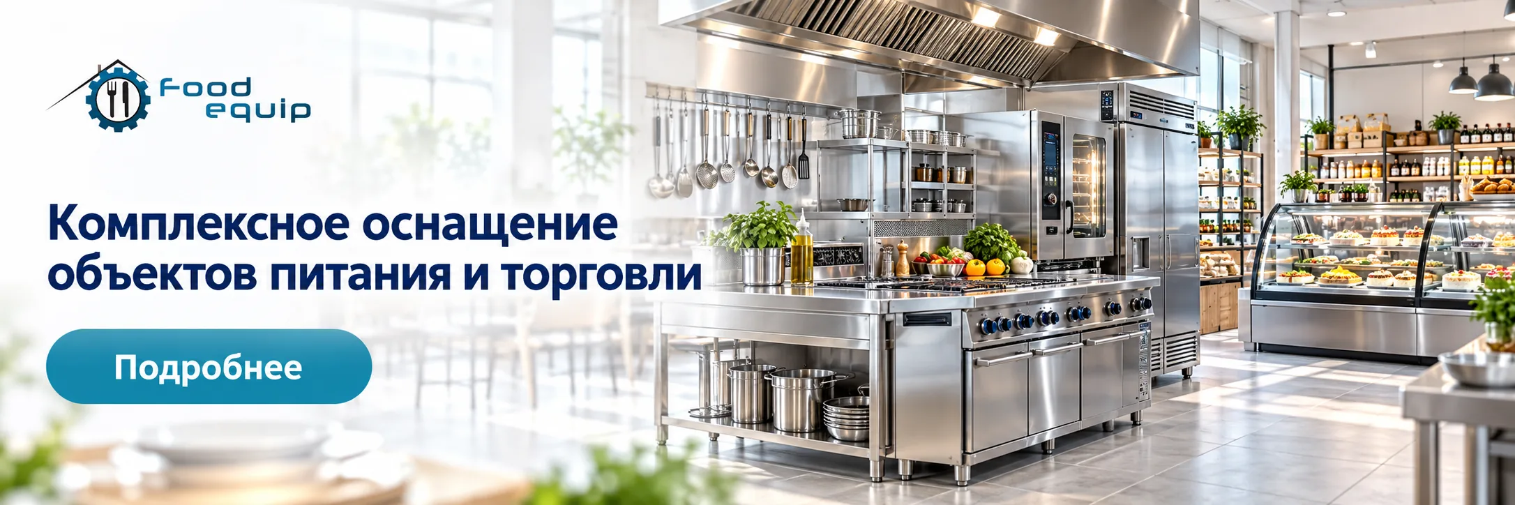 Комплексное оснащение объектов питания и торговли — Food Equip