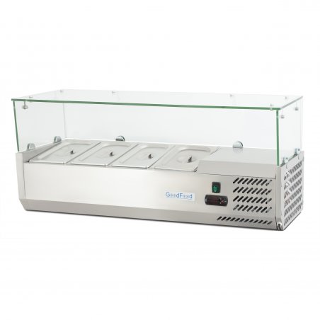 Холодильная витрина для топпинга GF-VRX1200/380-H6C Good Food 
