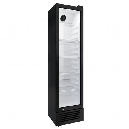 Шафа холодильна для напоїв GoodFood BC225NBW2LED чорна-біла