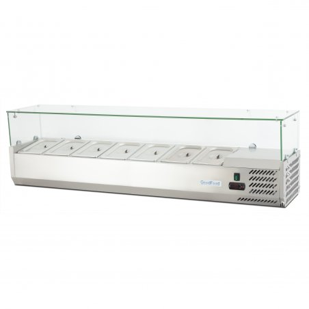 Витрина холодильная для топпинга GF-VRX1500/330-H6C Good Food 