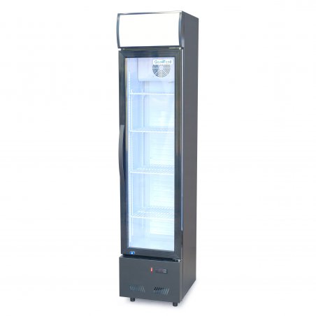 Холодильна шафа BC160BW2LED чорна-біла Good Food