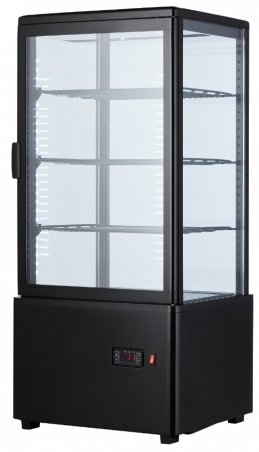 Шафа-вітрина холодильна RT78B black EWT INOX