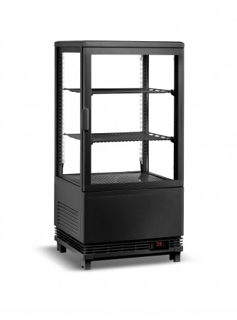 Шкаф-витрина холодильная RT58B black REEDNEE