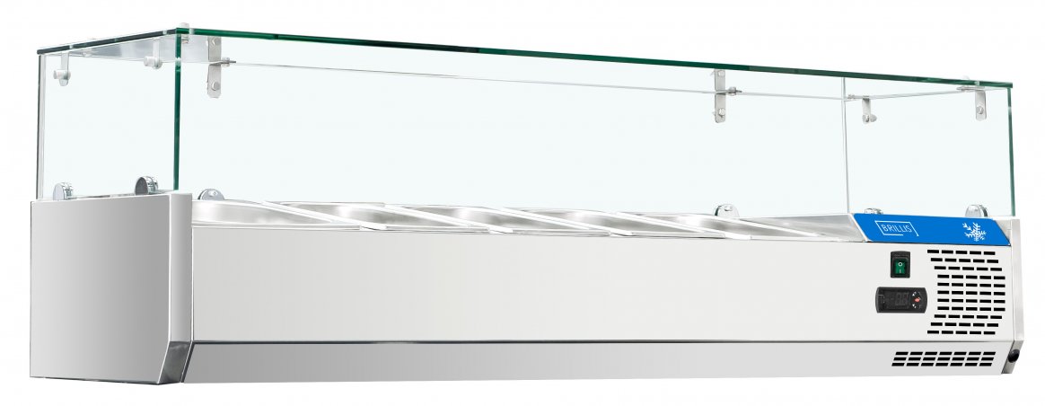 Холодильная витрина для топпинга BRILLIS VRX1400/330