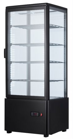 Шафа-вітрина холодильна RT98B black REEDNEE