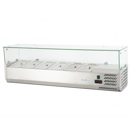 Витрина холодильная для топпинга GF-VRX1400/380-H6C Good Food