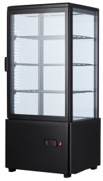 Шкаф-витрина холодильная RT78B black EWT INOX 