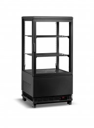 Шкаф-витрина холодильная RT58B black REEDNEE