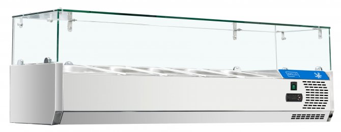 Холодильная витрина для топпинга BRILLIS VRX1400/330