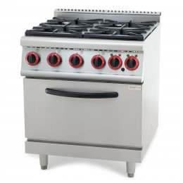 Плита газова з електричною духовкою GoodFood GP4AFLNG